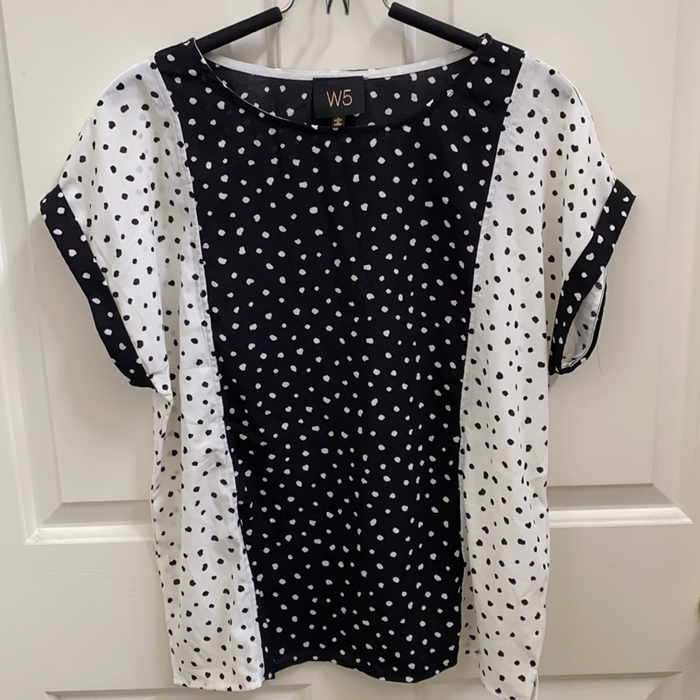 Black and White W5 Blouse
